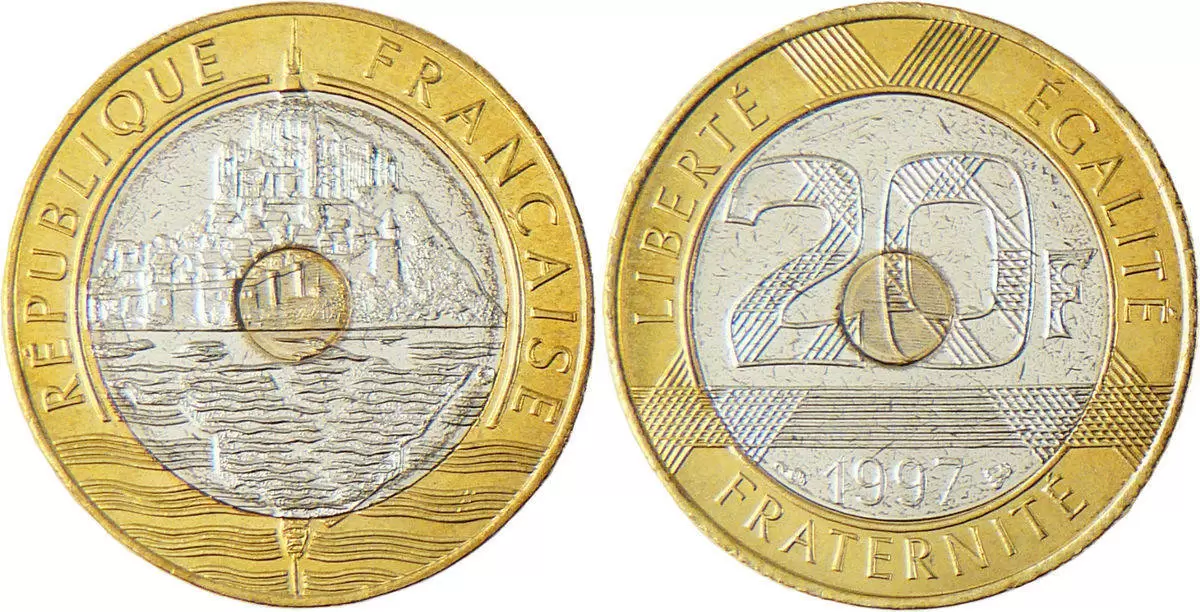 20 francs Mont Saint Michel - 1997