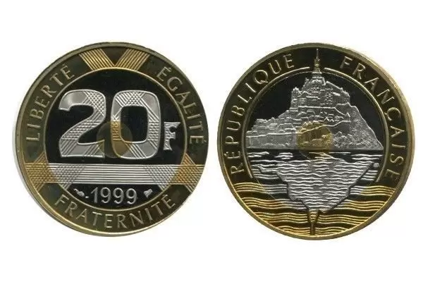20 francs Mont Saint Michel - 1999