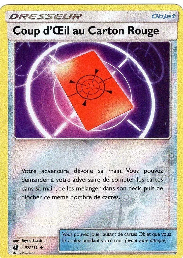 Invasion Carmin - Coup d\'Oeil au Carton Rouge Reverse