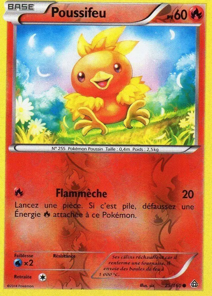 Pokémon XY Primo Choc - Poussifeu Reverse