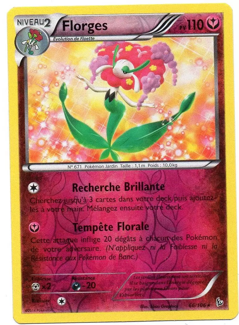 Pokémon XY Etincelles - Florges Reverse