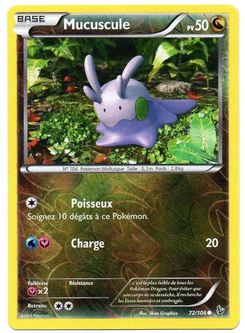Pokémon XY Etincelles - Mucuscule Reverse