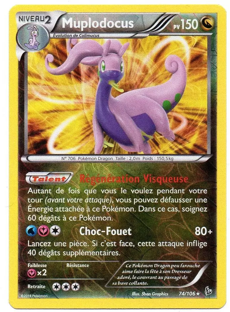 Pokémon XY Etincelles - Muplodocus Reverse