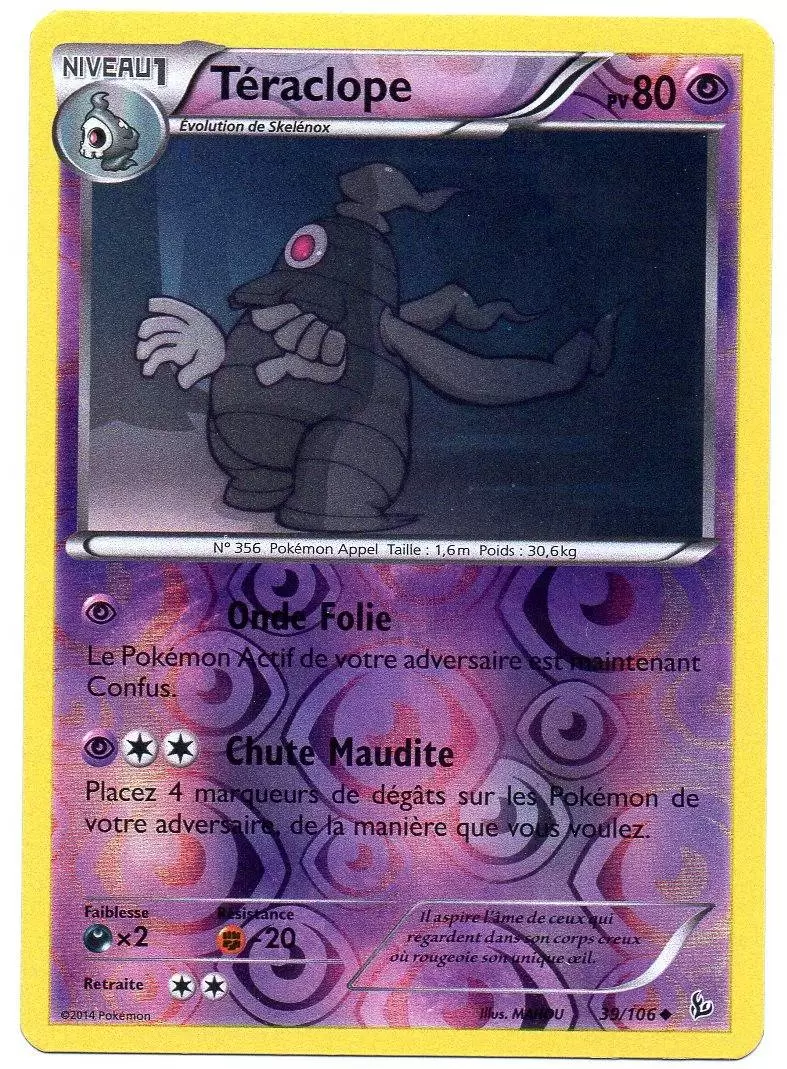 Pokémon XY Etincelles - Téraclope Reverse