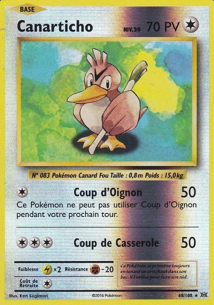 Pokémon XY Evolutions - Canarticho Reverse