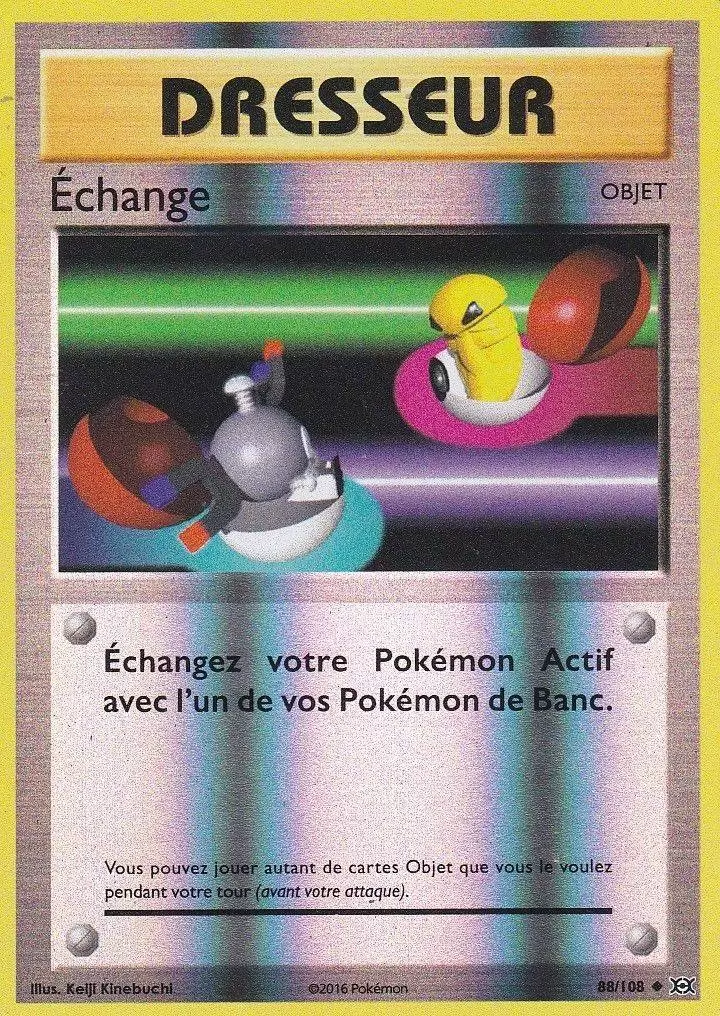 Pokémon XY Evolutions - Echange Reverse