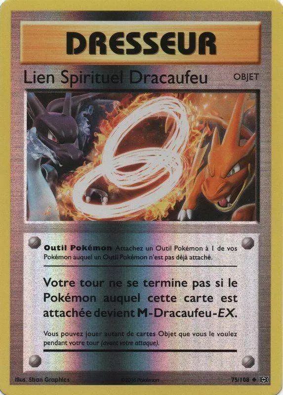 Pokémon XY Evolutions - Lien Spirituel Dracaufeu Reverse