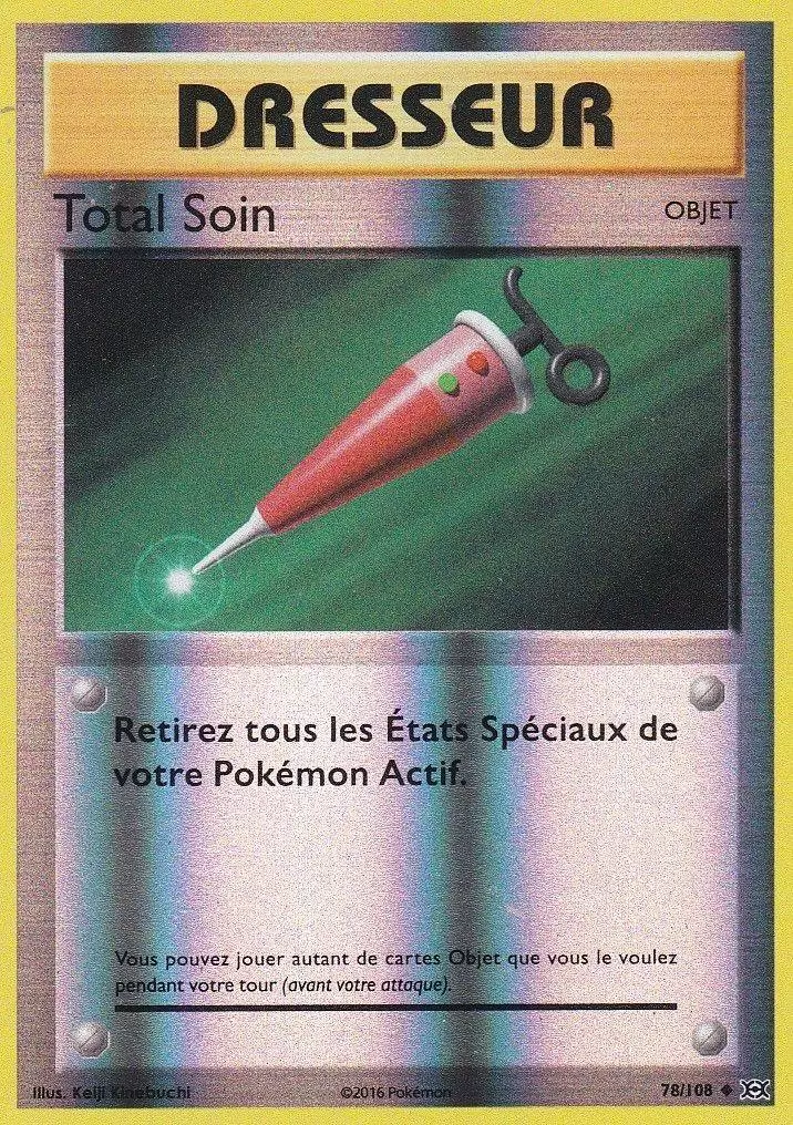 Pokémon XY Evolutions - Total Soin Reverse