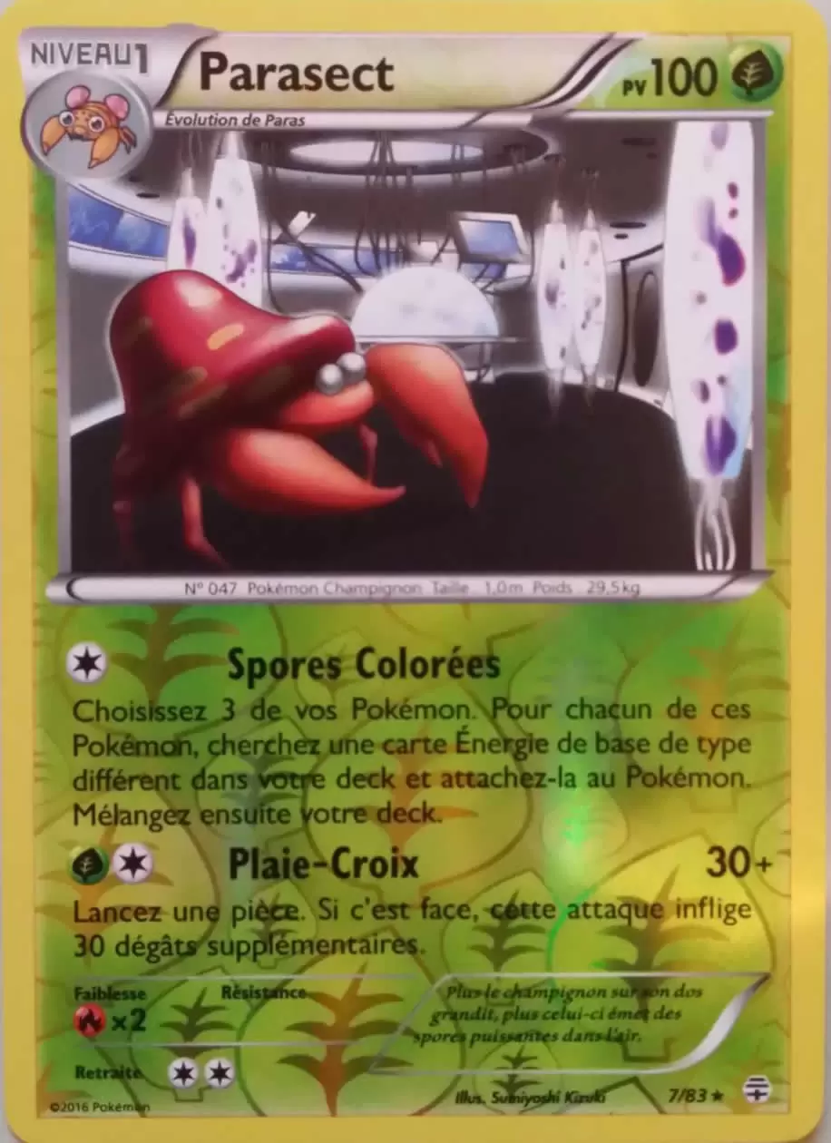Pokémon XY Générations - Parasect Reverse