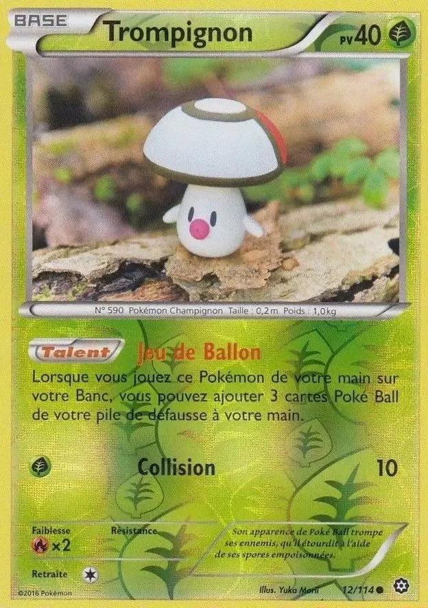Pokémon XY Offensive Vapeur - Trompignon Reverse