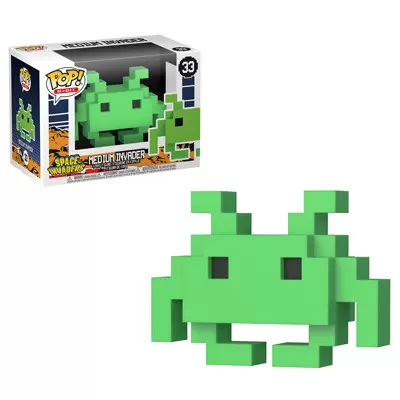 POP! 8-Bit - Space Invaders - Medium Invader Green