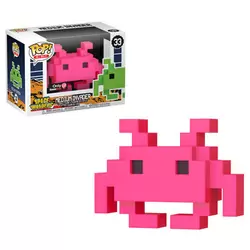 Space Invaders - Medium Invader Pink