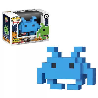 POP! 8-Bit - Space Invaders - Medium Invader Blue