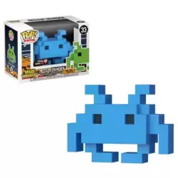 Space Invaders - Medium Invader Blue