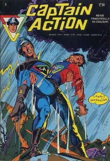 Captain Action (Pop magazine) - La terrible expérience du Dr Tracy