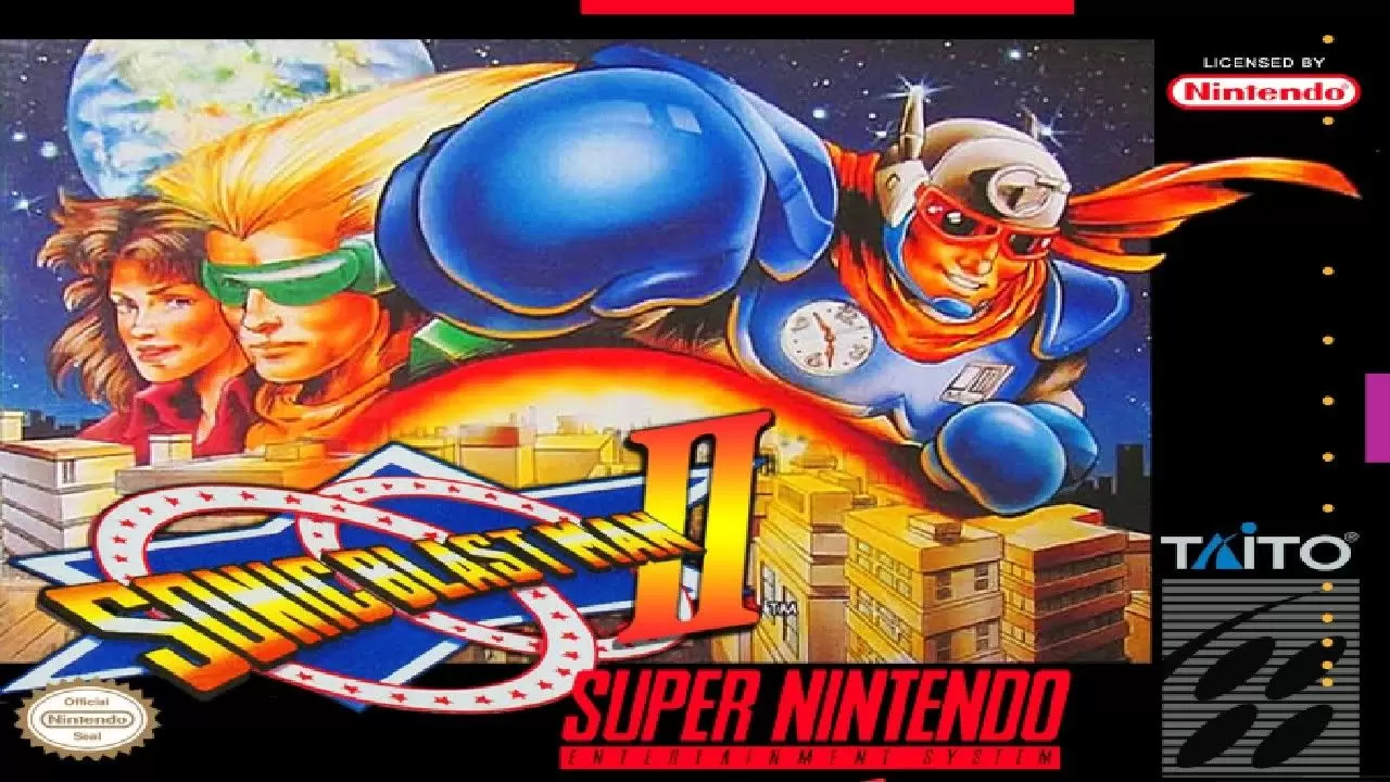 Super Famicom Games - Sonic Blast Man II