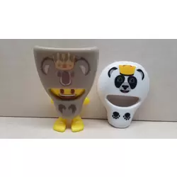 Emoji Panda et Koala