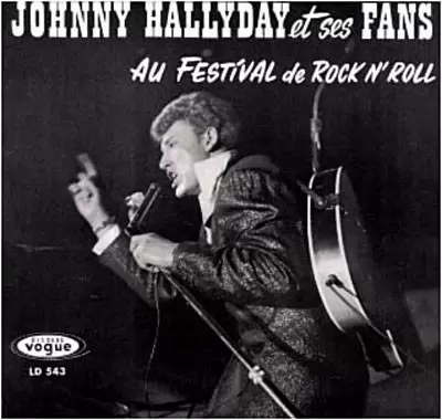 Johnny Hallyday - Johnny Hallyday et ses fans au festival de Rock\'n\'Roll
