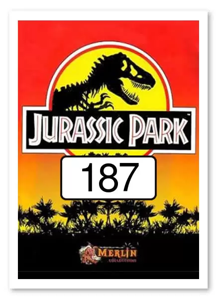 Jurassic Park (MERLIN) - Sticker n°187
