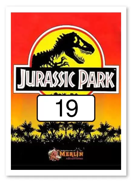 Jurassic Park (MERLIN) - Sticker n°19