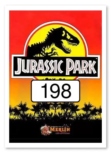 Jurassic Park (MERLIN) - Sticker n°198