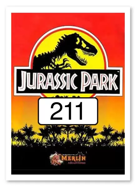 Jurassic Park (MERLIN) - Sticker n°211