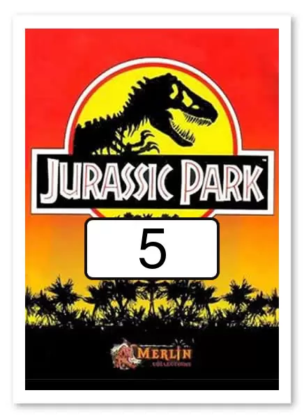 Jurassic Park (MERLIN) - Sticker n°5