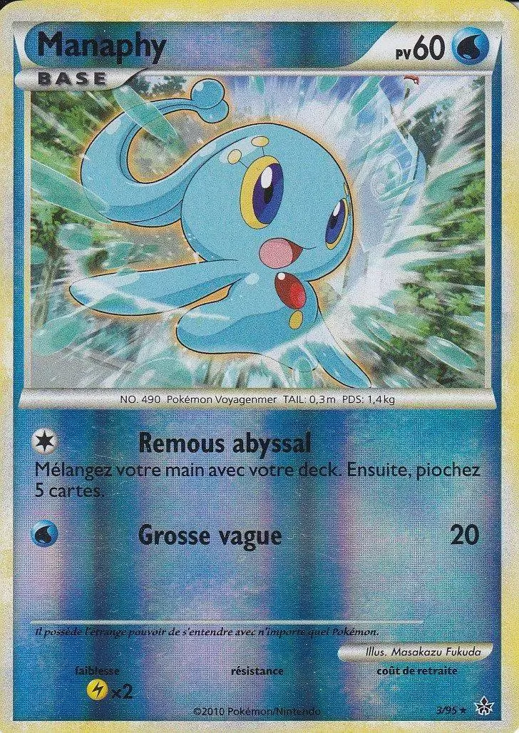 Pokémon Série HS-Déchaînement - Manaphy Reverse