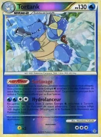 Pokémon Série HS-Déchaînement - Tortank Reverse