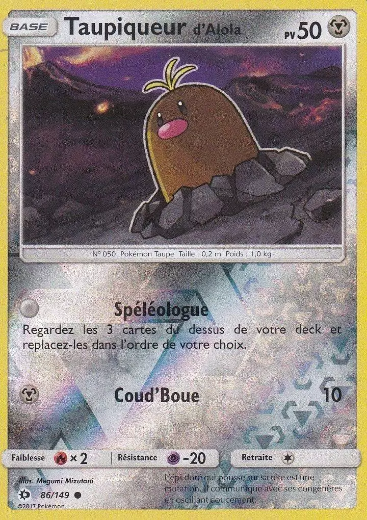 Soleil Et lune - Taupiqueur d\'Alola Reverse