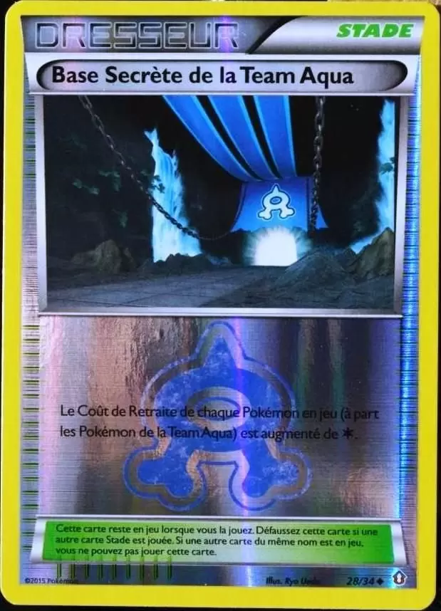 Pokémon XY Double Danger - Base Secrète de la Team Aqua Reverse