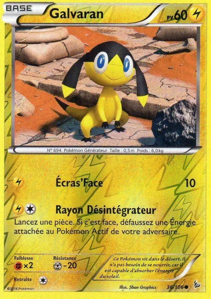 Pokémon XY Etincelles - Galvaran Reverse