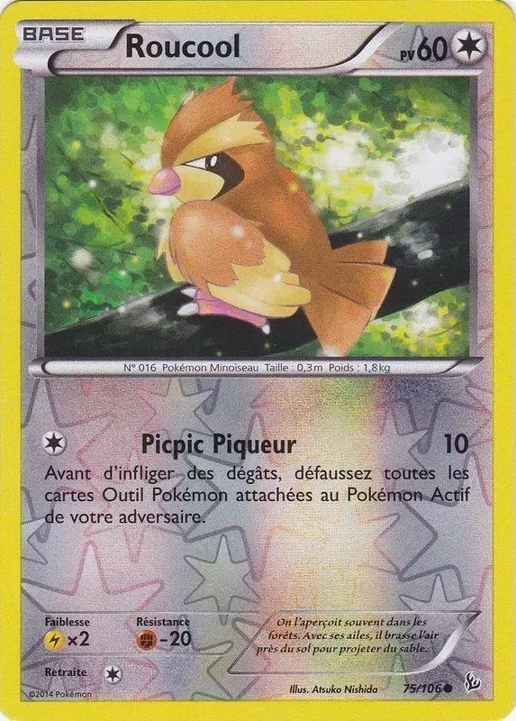 Pokémon XY Etincelles - Roucool Reverse