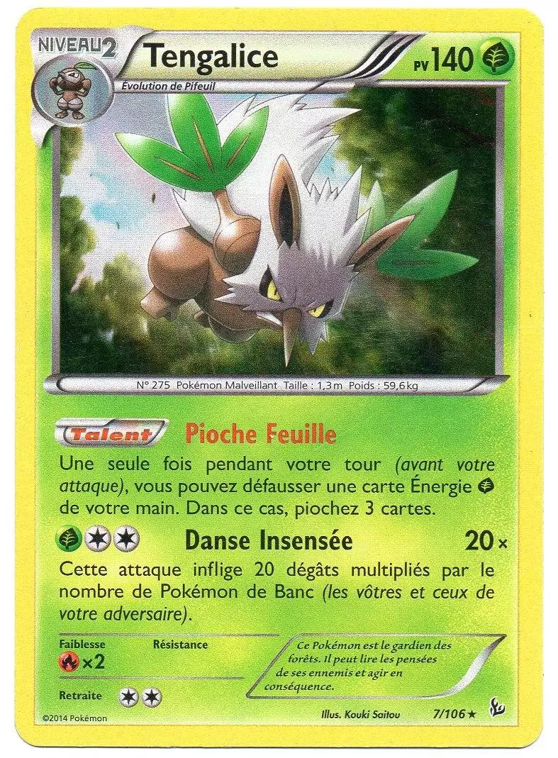 Pokémon XY Etincelles - Tengalice Holographique