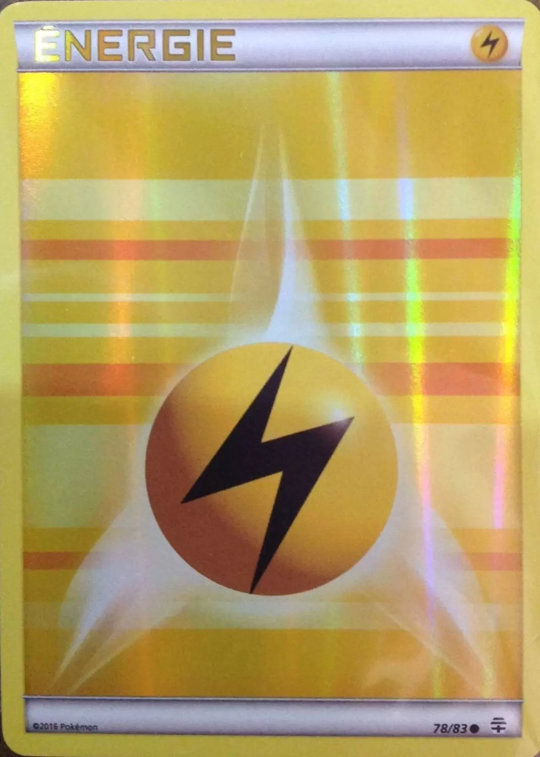 Pokémon XY Générations - Énergie Electrique Reverse