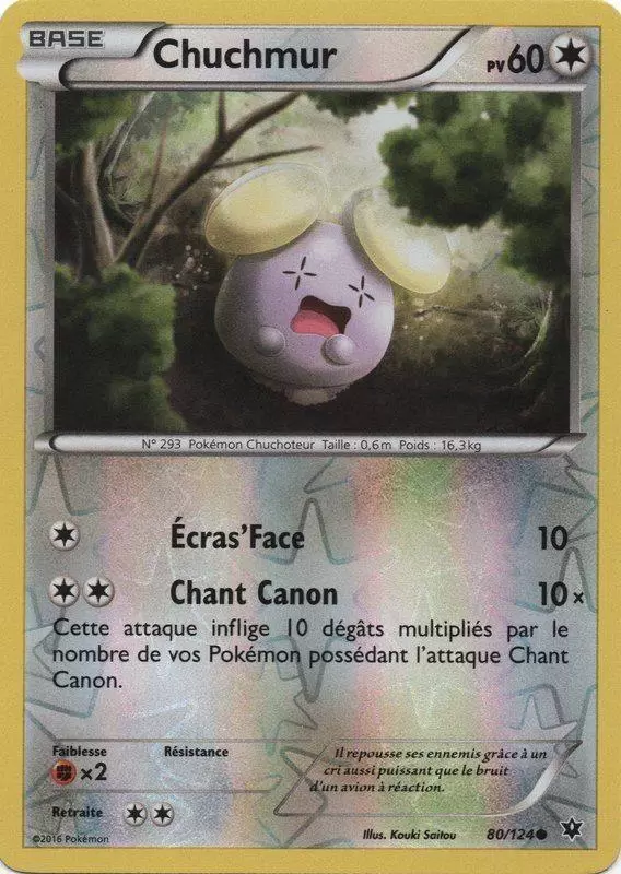 Pokémon XY Impact des destins - Chuchmur Reverse