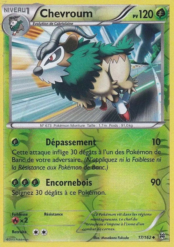 Pokémon XY Impulsion Turbo - Chevroum Reverse