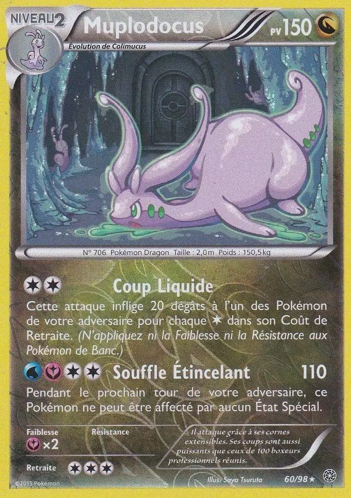 Pokémon XY Origines antiques - Muplodocus Reverse