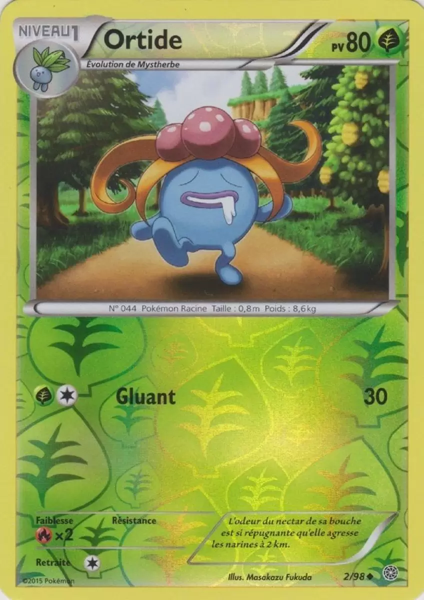 Pokémon XY Origines antiques - Ortide Reverse