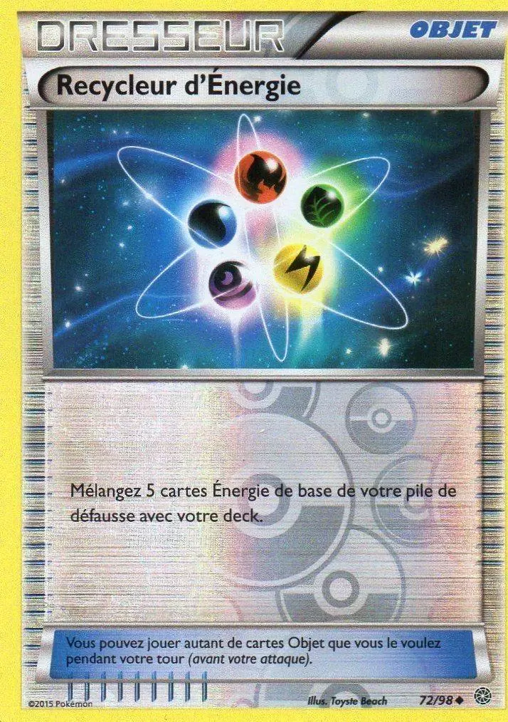 Pokémon XY Origines antiques - Recycleur d\'Énergie Reverse