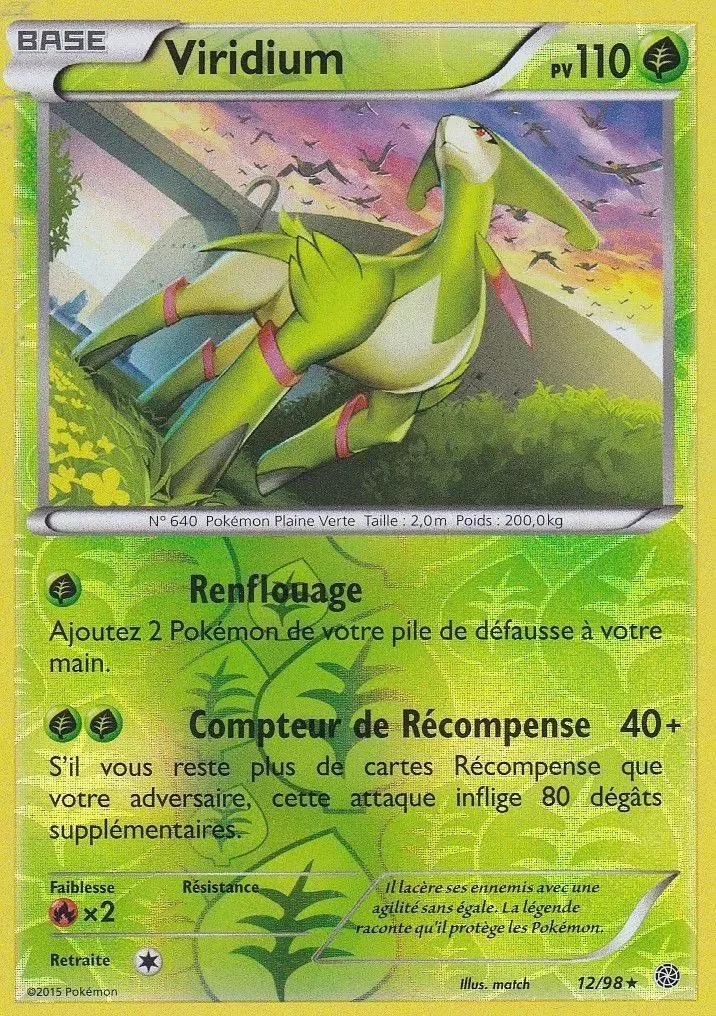 Pokémon XY Origines antiques - Viridium Reverse