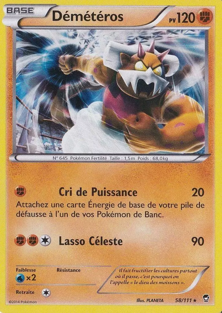 Pokémon XY Poings furieux - Démétéros Holographique