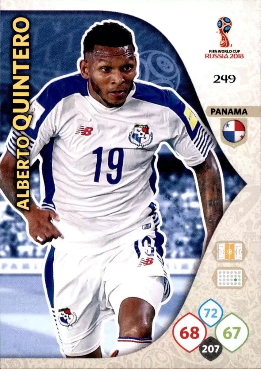 Russia 2018 : FIFA World Cup Adrenalyn XL - Alberto Quintero - Panama