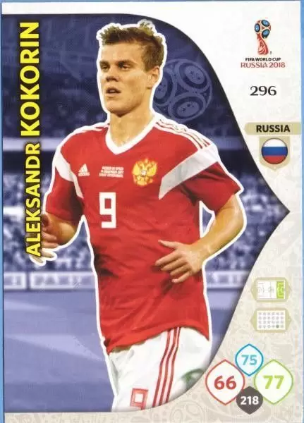 Russia 2018 : FIFA World Cup Adrenalyn XL - Aleksandr Kokorin - Russia