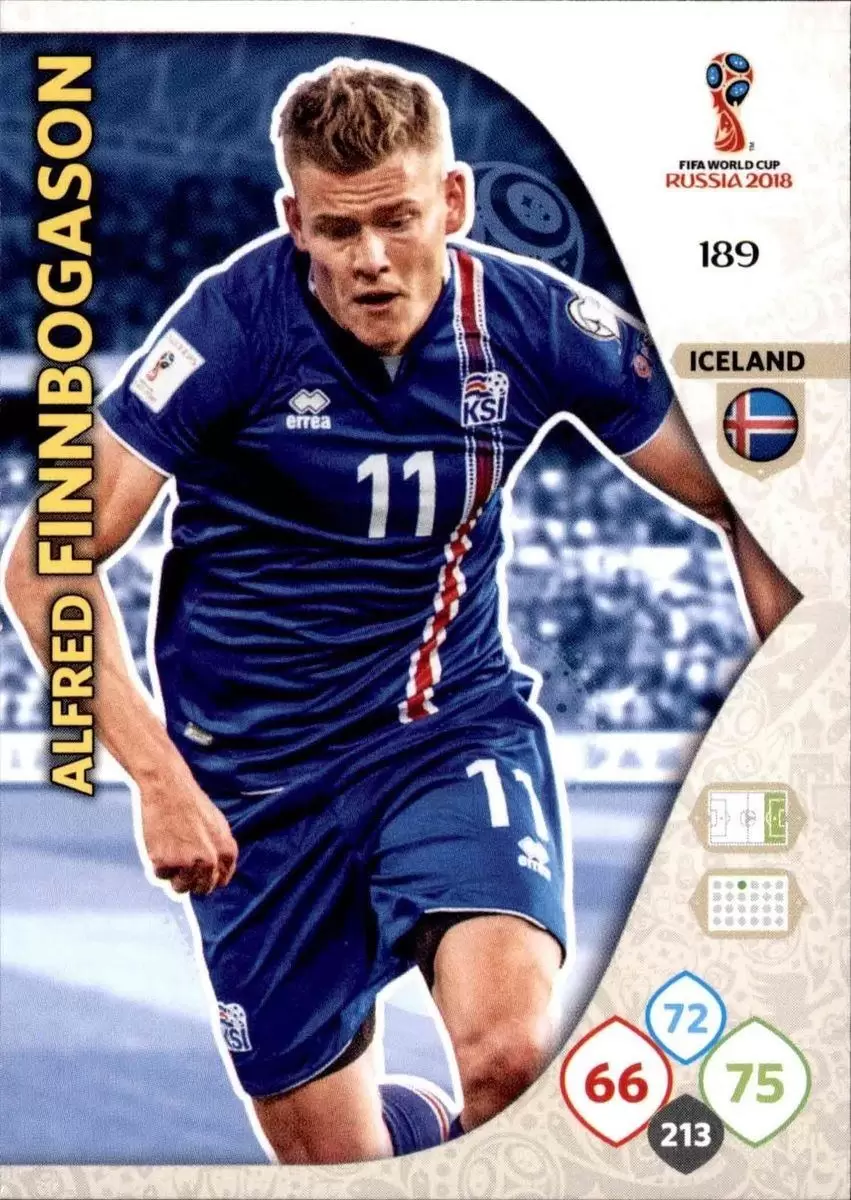 Russia 2018 : FIFA World Cup Adrenalyn XL - Alfred Finnbogason - Iceland