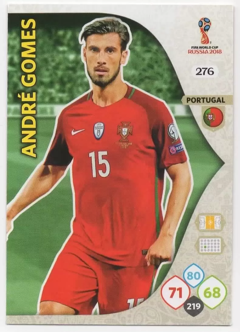 Russia 2018 : FIFA World Cup Adrenalyn XL - André Gomes - Portugal
