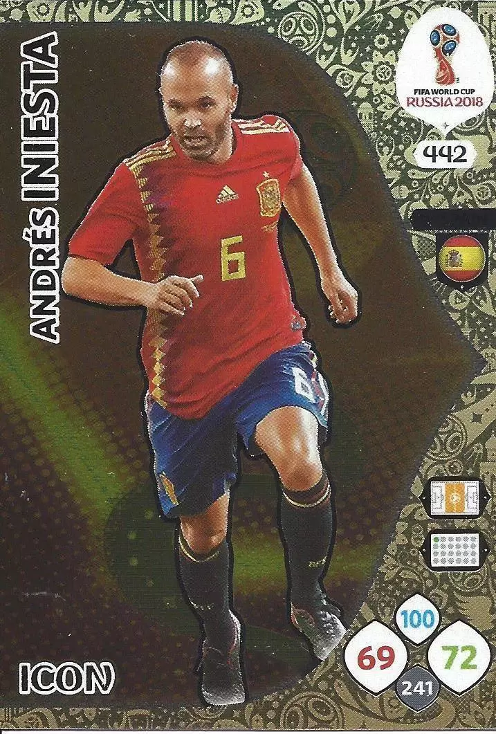 Andrés Iniesta - España - Russia 2018 : FIFA World Cup Adrenalyn 
