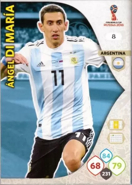 Russia 2018 : FIFA World Cup Adrenalyn XL - Ángel Di Maria - Argentina