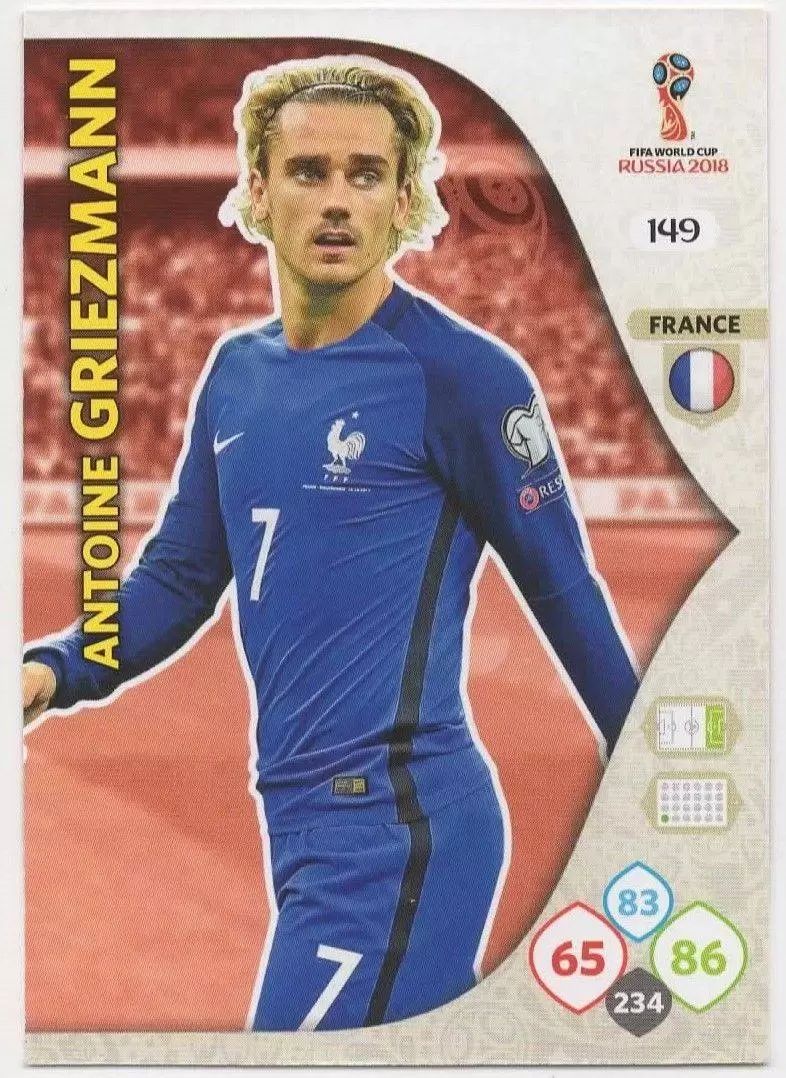 Russia 2018 : FIFA World Cup Adrenalyn XL - Antoine Griezmann - France