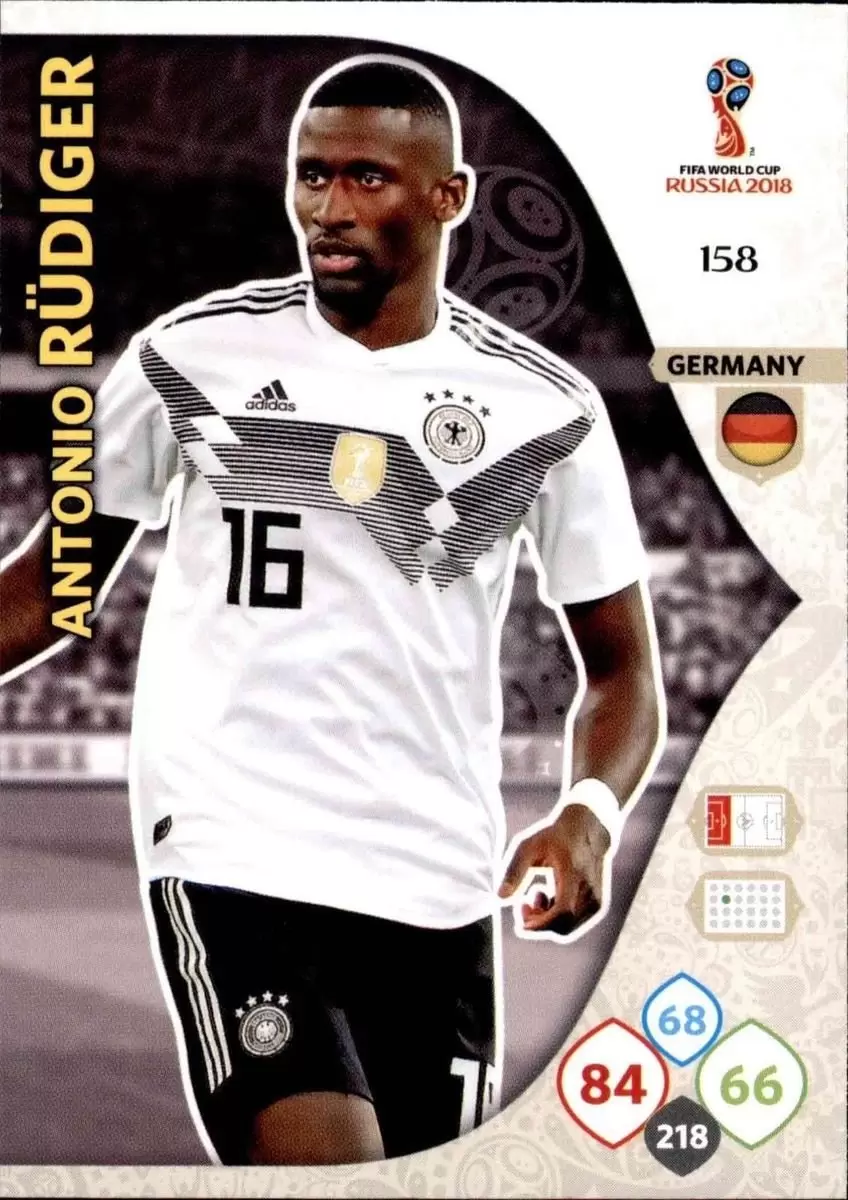 Russia 2018 : FIFA World Cup Adrenalyn XL - Antonio Rüdiger - Germany